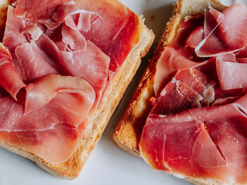 Torrada de jamón serrano